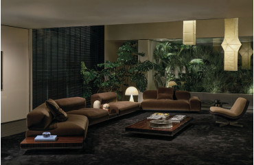 Àlvar Mestres at the Minotti Pavilion during Salone Del Mobile.Milano 2026 